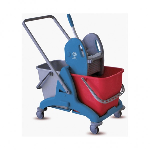 Sistem cu doua galeti de 25L cu storcator si cadru din plastic